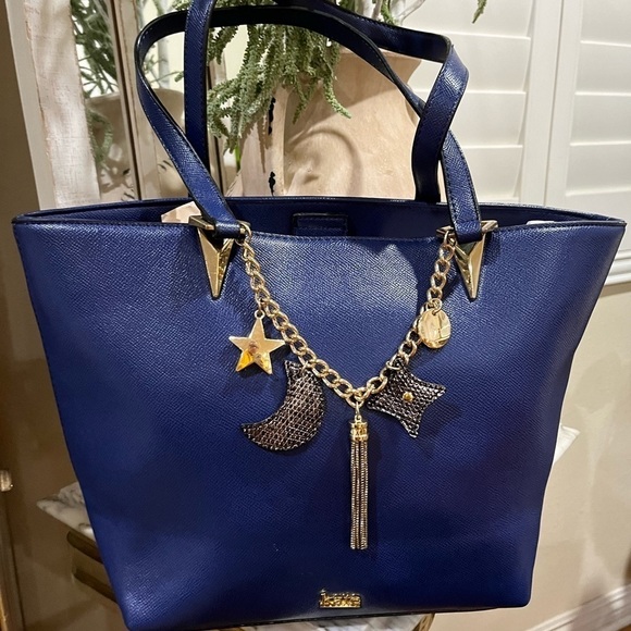 Kate Landry  blue foe Leather like new, like new - Picture 1 of 11